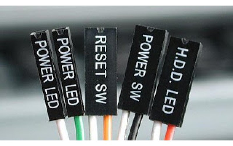 Memasang Kabel Front Panel 10 Pin