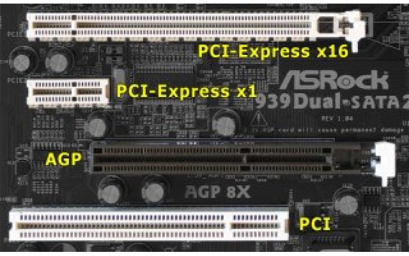Hasil gambar untuk Slot AGP dan Slot PCI