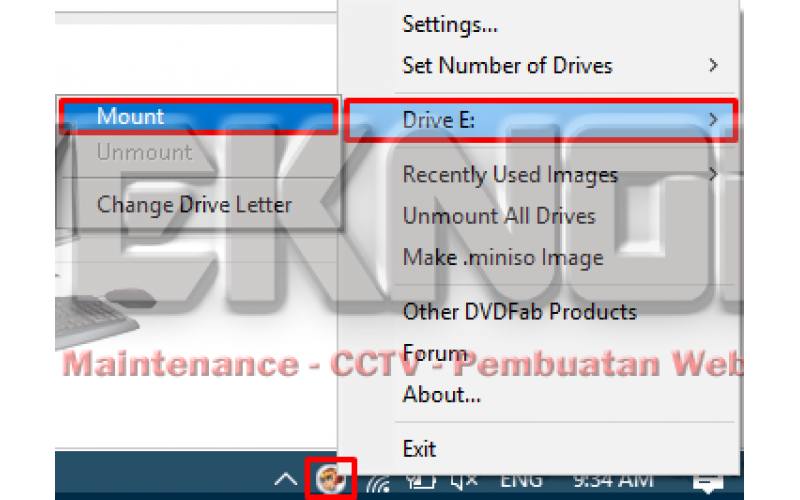Mount ISO (Disc Images) menjadi Virtual Drive Mount ISO (Disc Images) menjadi Virtual Drive