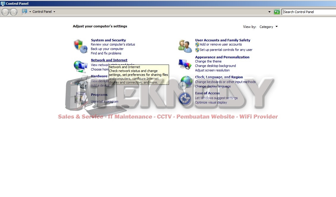 Network Sharing Tanpa Menggunakan Password