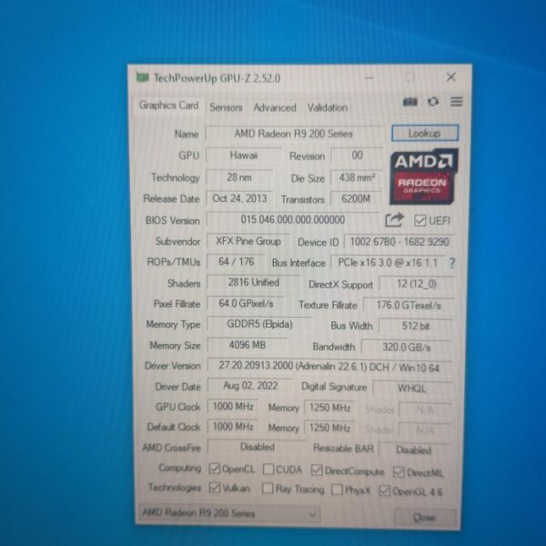 XFX Radeon R9 290X R9 290 X 4GB GDDR5 512 Bit - Gambar 5