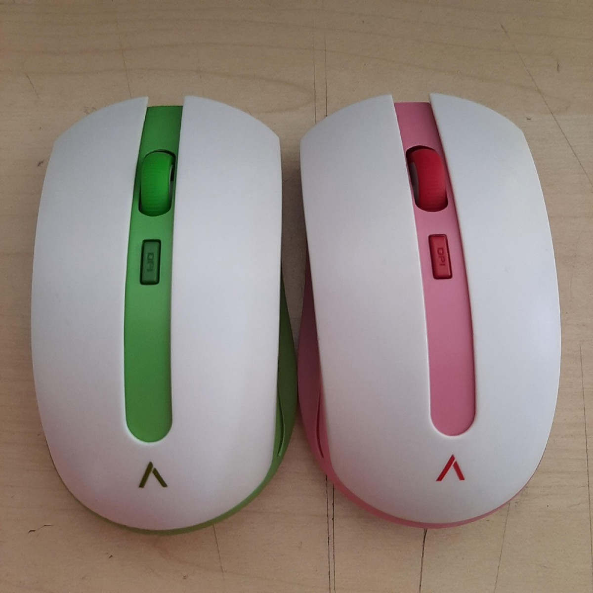 Mouse Wireless Azio KM507-GN Lime Green Pink USB RF Standard Mouse