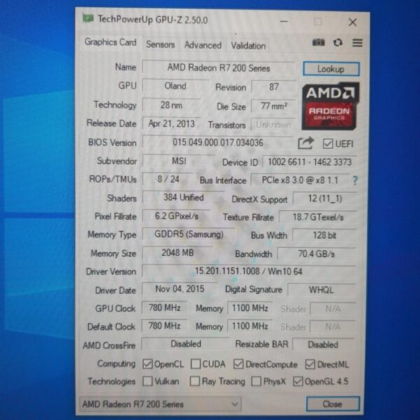 MSI Radeon R7 430 R7430 2GB GDDR5 128 Bit - Gambar 5