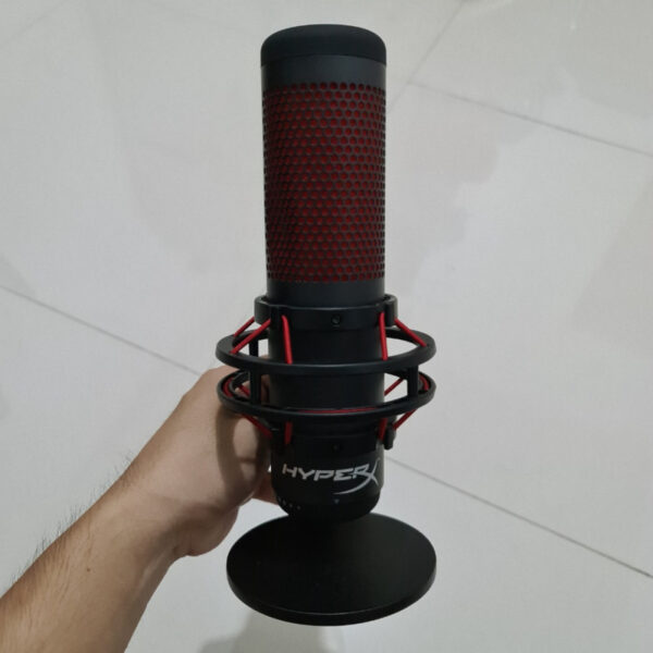 Kingston Hyper X QuadCast Gaming Microphone Condenser Empat Pola Polar