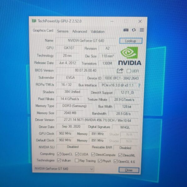EVGA GeForce GT 640 GT640 2GB GDDR3 128Bit - Gambar 5