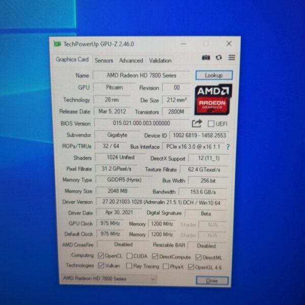 GIGABYTE Radeon HD 7850 HD7850 2GB GDDR5 256 Bit - Gambar 5