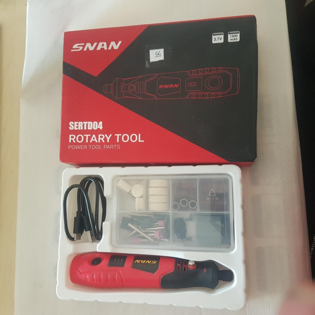 SNAN Cordless Grenda Cutter Engrave Drill Poles Mini Portable Rotary Tool Kit