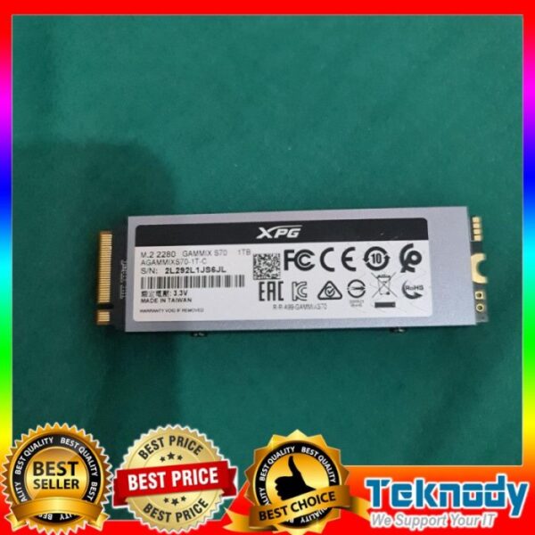 SSD M2 NVME 2280 1TB XPG Gammix S70 - Gambar 2