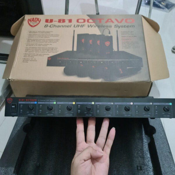 Nady U-81 Octavo 8 Channel UHF Mic Microphone Wireless System - Gambar 2