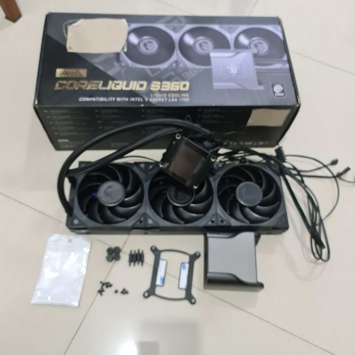 MSI MAG CoreLiquid 360R Watercooling Water Cooling AIO CPU Cooler Teknody