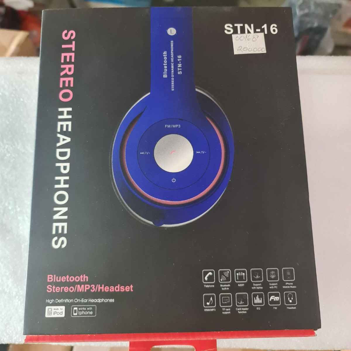STN-16 Wireless Bluetooth Stereo Headset Headphones Musik