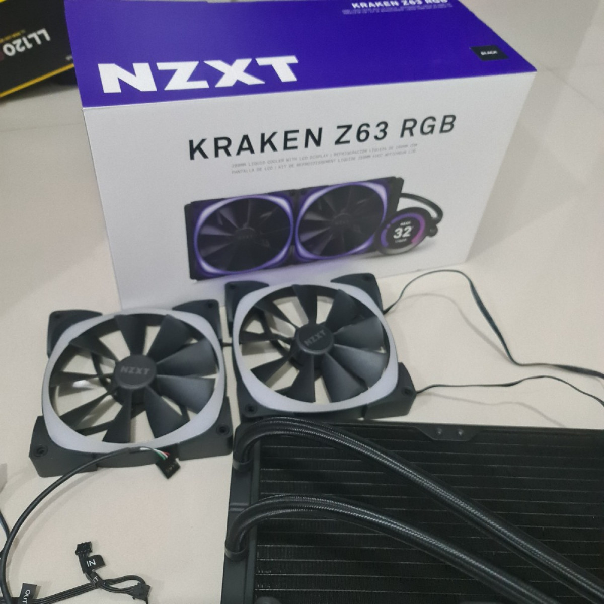 NZXT Kraken Z63 RGB 280mm LCD AIO CPU Cooler Black