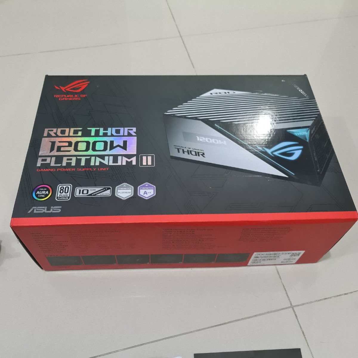 ASUS ROG THOR 1200W Platinum II 80 Platinum Full Modular 1200P2 Gaming