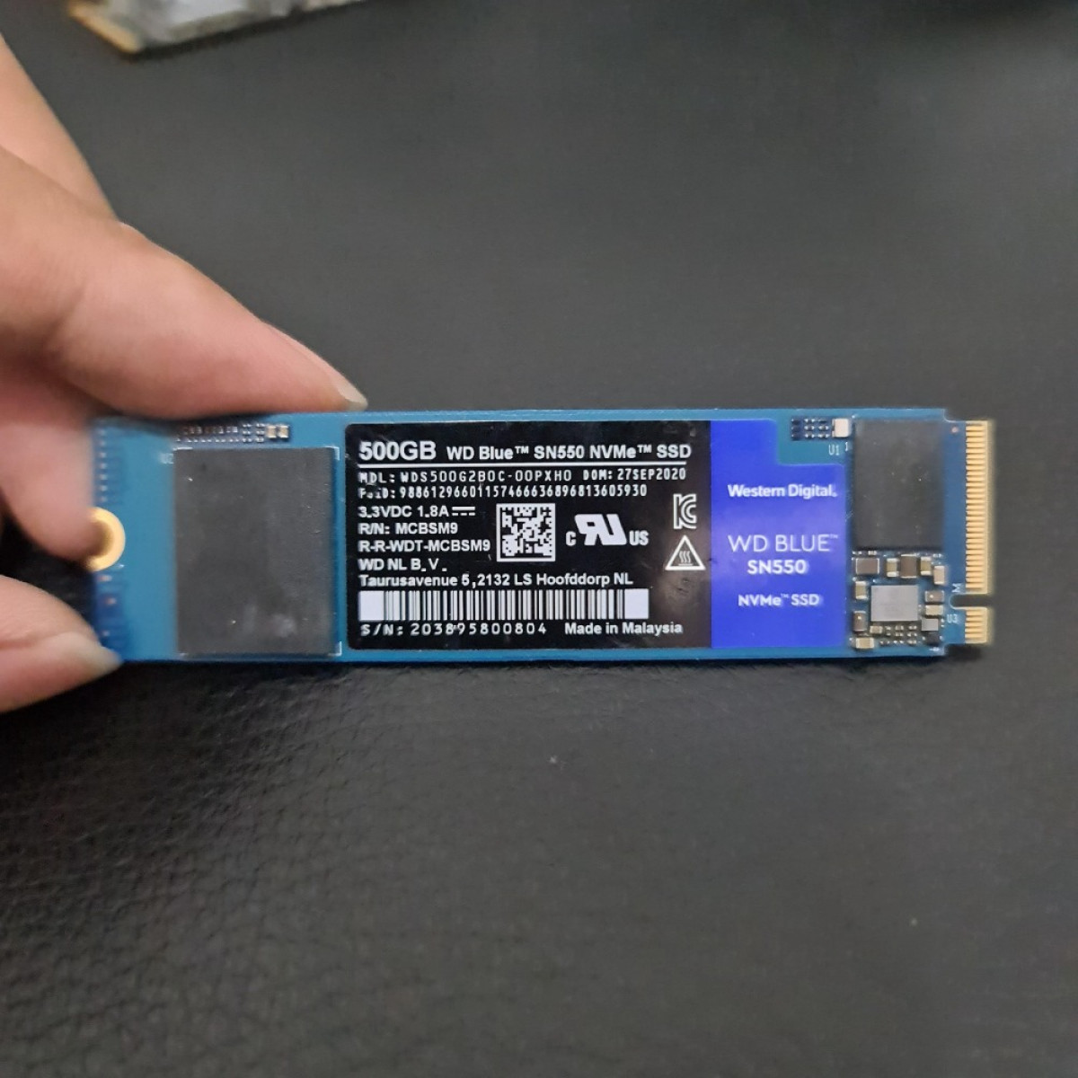 SSD M2 NVME 500GB WD Blue SN550
