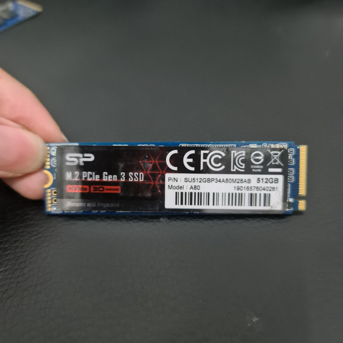 SSD M2 NVME 512GB SP SU512GBP34A80M28AB Silicon Power