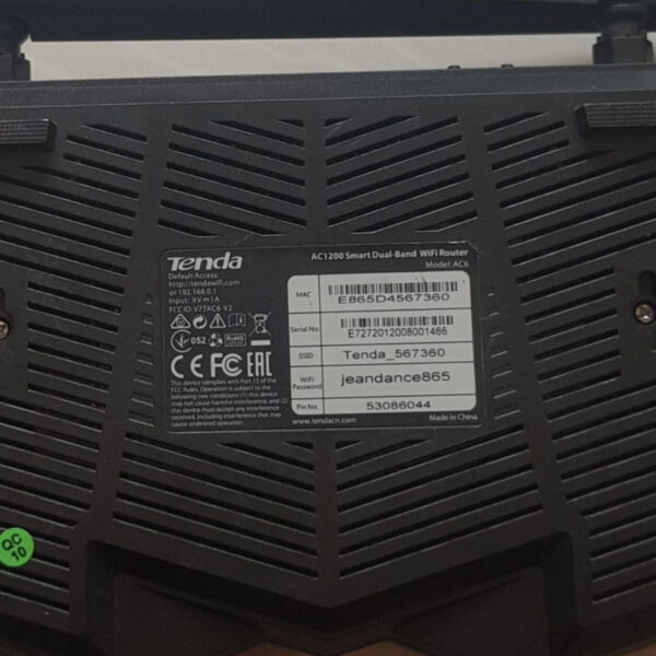 Tenda AC6 AC1200 Smart Dual-Band WiFi Router - Gambar 4