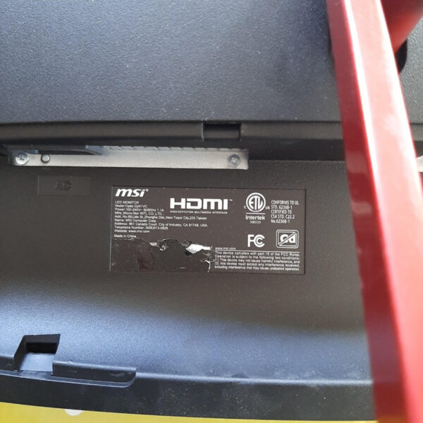 MSI Optix G241VC FHD 1080p 75Hz Curved FreeSync Gaming Monitor - Gambar 4