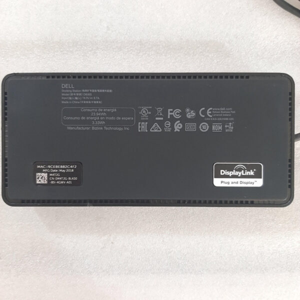 Dell Universal Dock D6000 USB Docking Station - Gambar 2