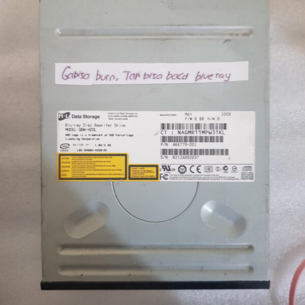 Blu-ray BluRay DVDRW BD BD-R RW Drive Player Combo Internal - Gambar 6