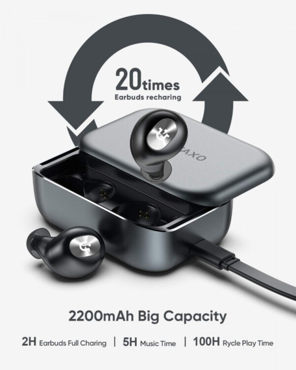Utaxo UT-BH002 Stereo Noise Canceling TWS Earphone Earbud Bluetooth - Gambar 3