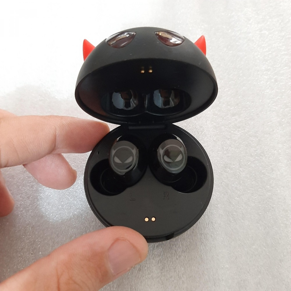 Halloween Cute Little Devil Noise Reduce TWS Earphone Earbud Bluetooth