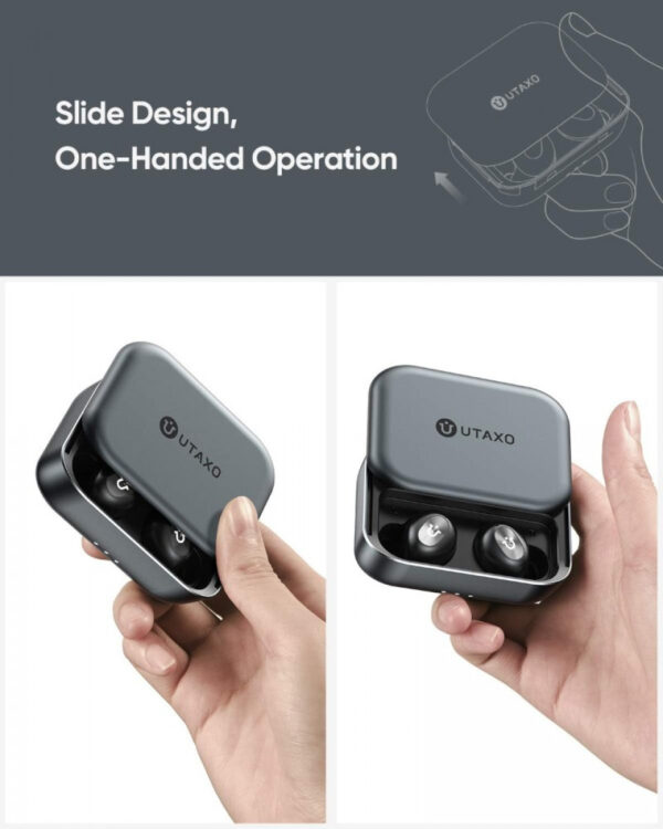Utaxo UT-BH002 Stereo Noise Canceling TWS Earphone Earbud Bluetooth - Gambar 5