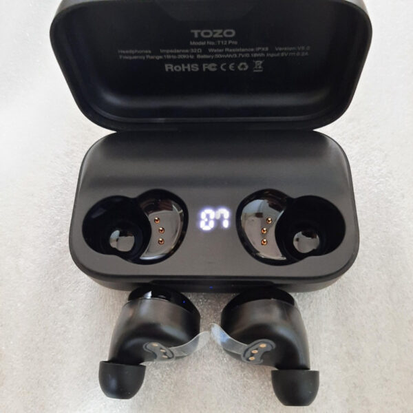 TOZO T12 Pro Noise Cancel aptX Stereo TWS Earphone Earbud Bluetooth