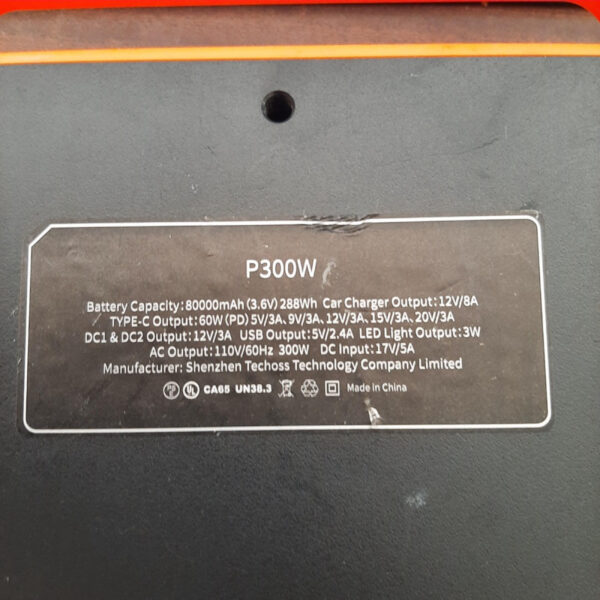 TECHOSS P300W 80000mAh 300W Portable UPS Generator Power Station - Gambar 4