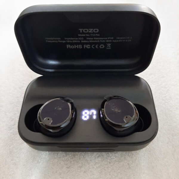 TOZO T12 Pro Noise Cancel aptX Stereo TWS Earphone Earbud Bluetooth - Gambar 2