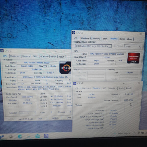 Laptop Lenovo Ideapad 330S-15ARR Ryzen 5 2500U Vega 8 8GB 1TB HDD - Gambar 7
