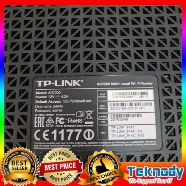 TP-Link TP Link Talon AD7200 Wireless Multi-Band Wi-Fi Router - Gambar 2