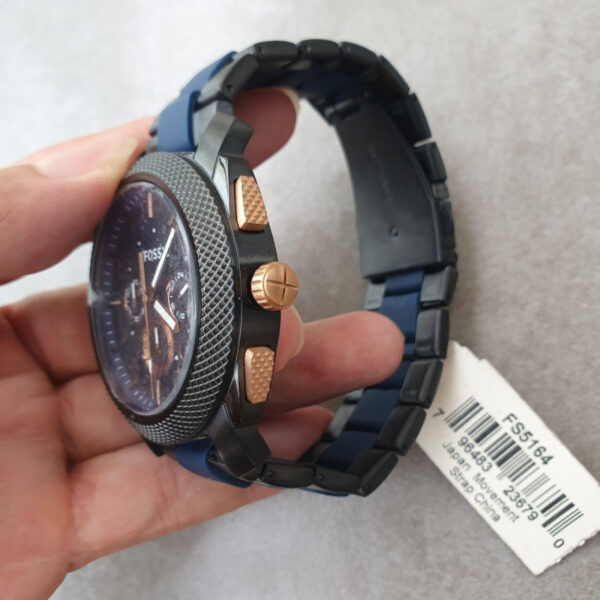 Fossil FS5164 Machine Two-Tone Stainless Steel Watch Jam Tangan Ori - Gambar 2