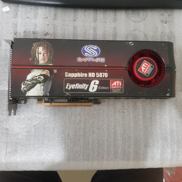 SAPPHIRE Radeon HD 5870 HD5870 2GB GDDR5 256 Bit