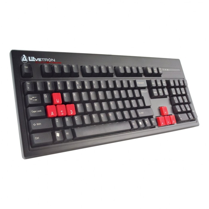 AZIO Levetron Clicker KB528U Black Wired Standard Mechanical Keyboard