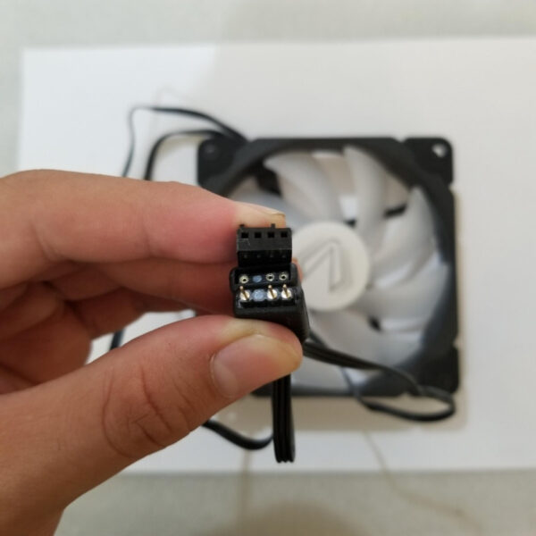 Vetroo Fan Casing Fan Casis ARGB Fan 12cm 4 Pin Power 4 Pin PWM - Gambar 3