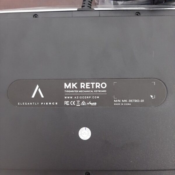 Azio MK-RETRO-01 Retro USB Vintage Inspirate Mechanical Keyboard - Gambar 4