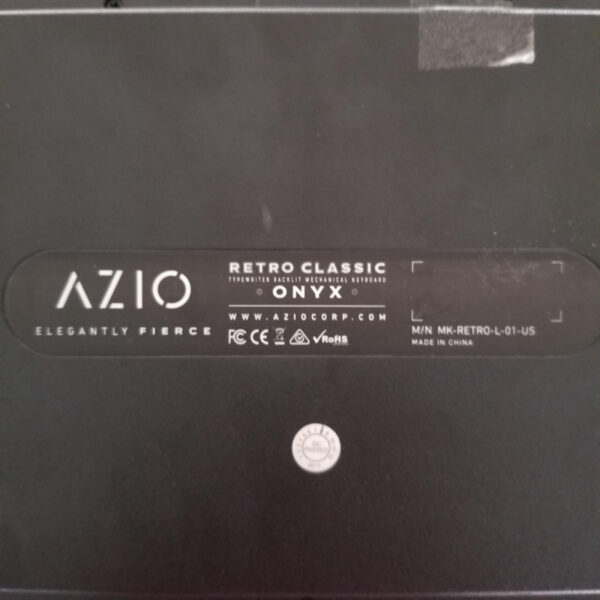 Azio Retro Classic Onyx MK-Retro-L-01-US Wired Mechanical Keyboard - Gambar 4