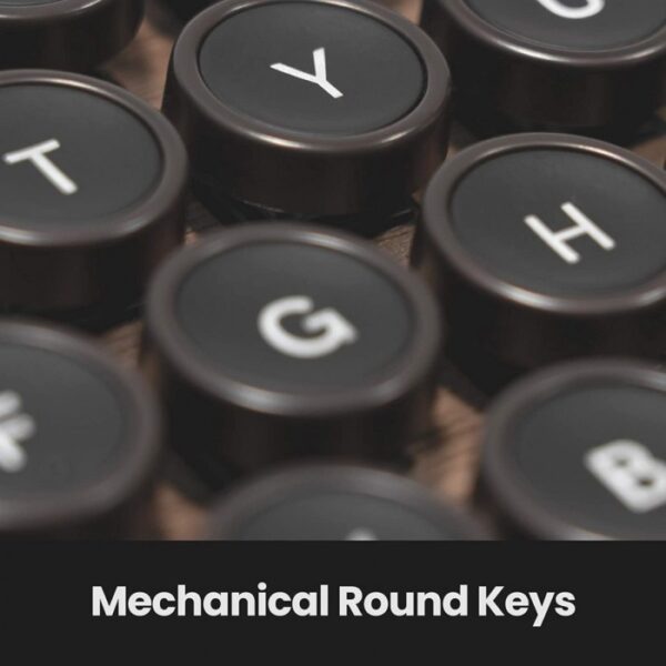 AZIO Retro Compact Elwood MK-RCK-W-01-US MAC Mechanical Keyboard - Gambar 4