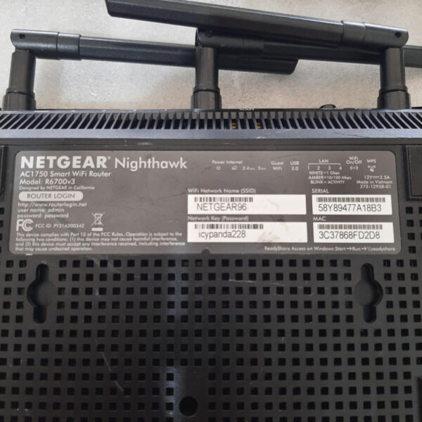 Netgear R6700v3 Nighthawk AC1750 Smart WiFi Dual Band Gigabit Router - Gambar 3
