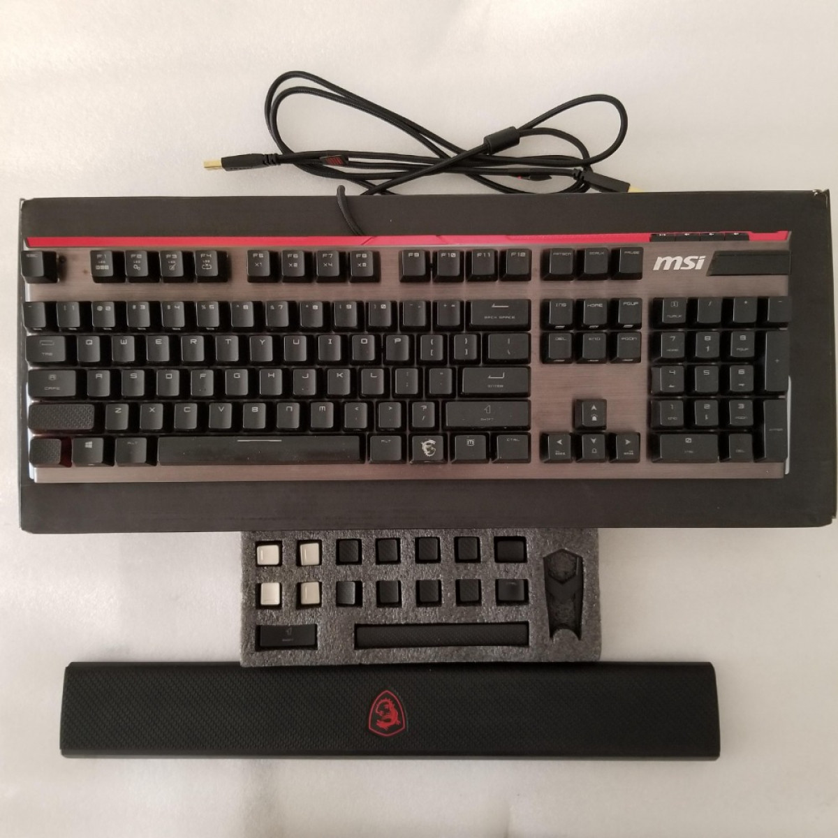 Keyboard Gaming MSI VIGOR GK80 Wired Mechanical Keyboard