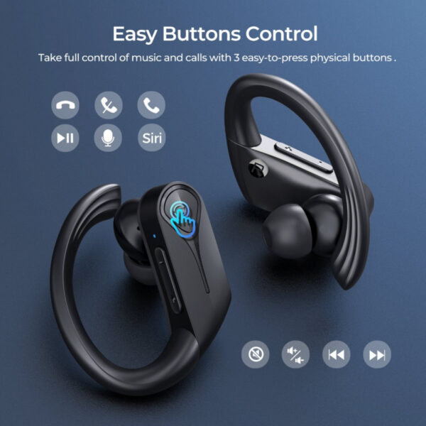 MPOW Flame Solo BH503A ENC Sport Touch TWS EarPhone Earbud Bluetooth - Gambar 5