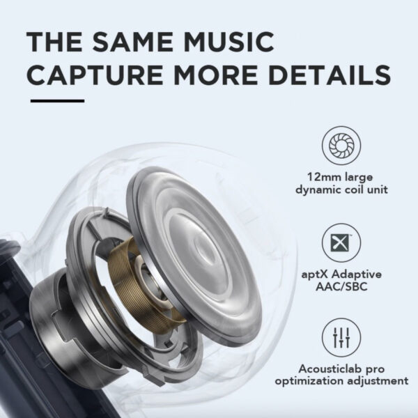 Haylou Moripods T33 Semi In Ear APT X BT 5.2 TWS Earbud Bluetooth - Gambar 6