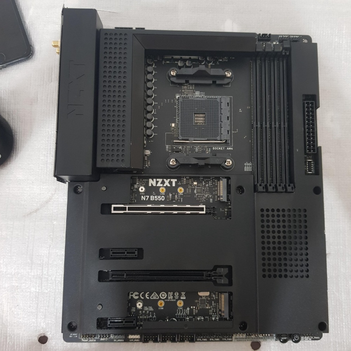 Motherboard Mainboard NZXT N7 B550 Black Socket AM4 DDR4