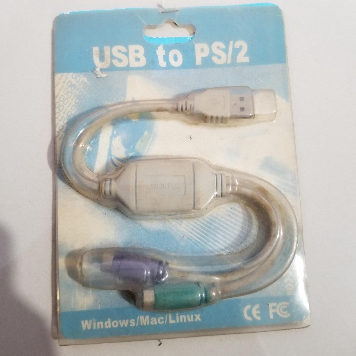 USB to PS2 PS/2 Convert PS2 Keyboard Mouse Model Lama ke USB