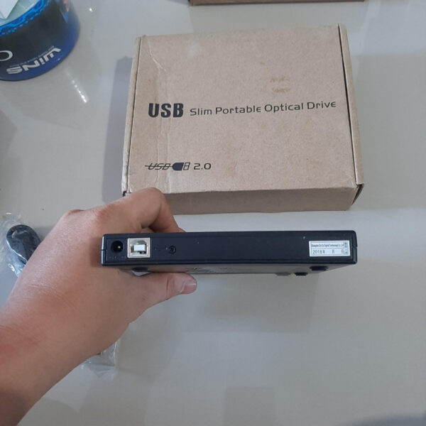 USB External Optical Drive DVD Rom External untuk Laptop atau PC - Gambar 2