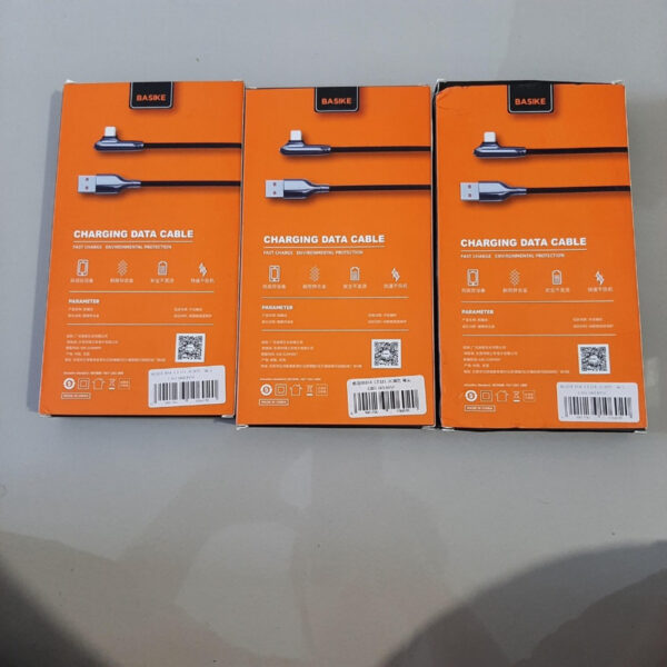 Basike Kabel USB Type C Type-C Fast Charge Fast Charging 1.5M Kulit Nylon - Gambar 2