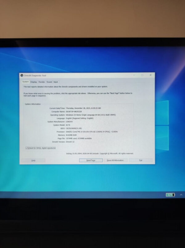 Laptop Lenovo Ideapad C340-14IML I3 10110U 8GB 512GB SSD MX230 2GB - Gambar 4