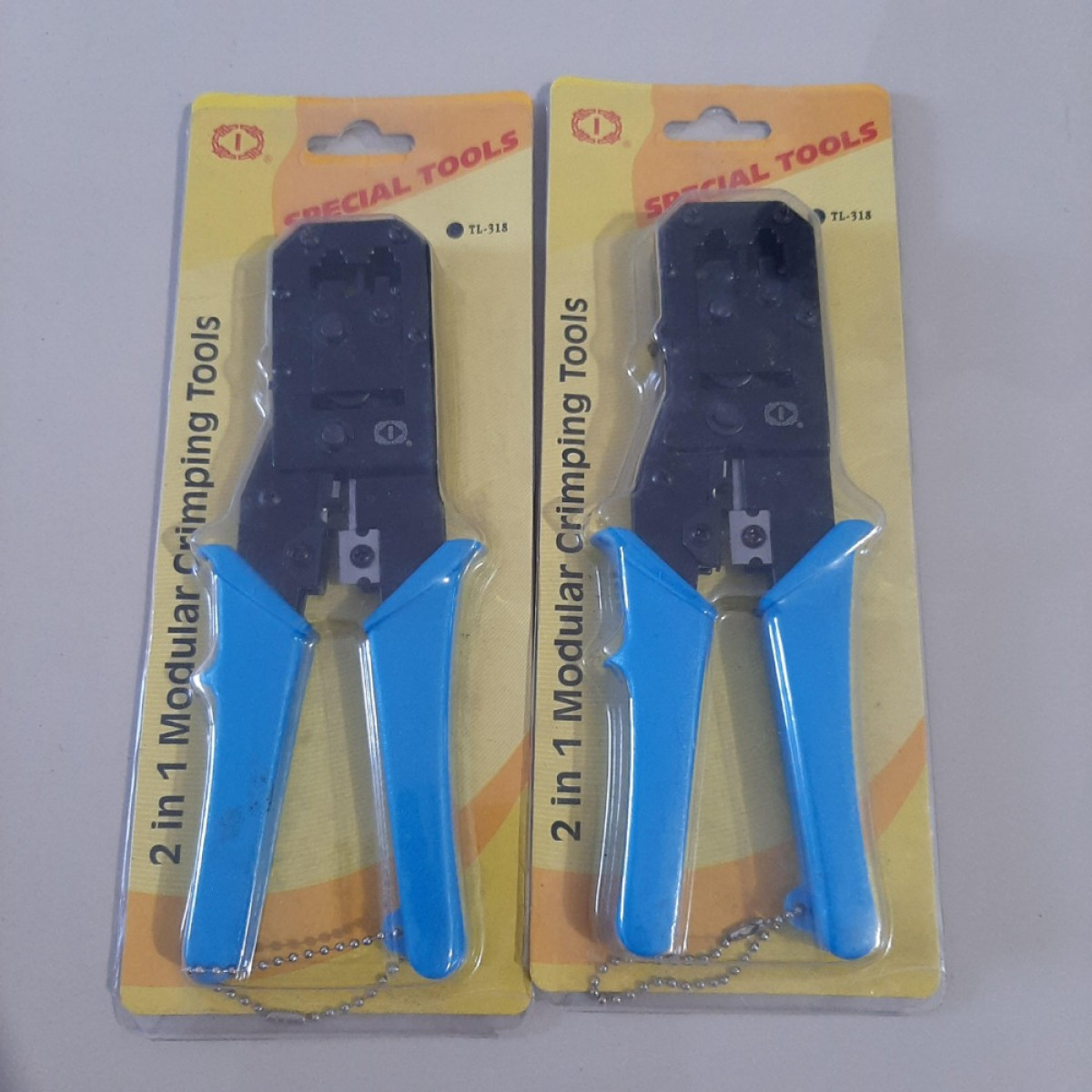 Crimping Tools Alat Jepit Kabel Kepala Lan Raj45 dan RJ11 TL-318