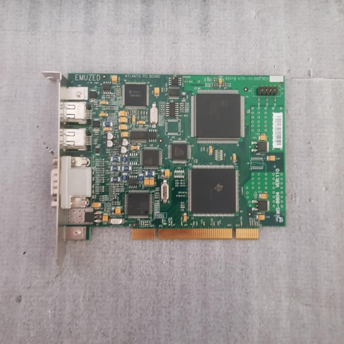 Emuzed Atlantis ATDL-01-000 MS-8604 VER: 110 PCI Video Capture Card
