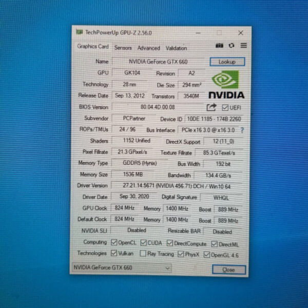 MSI GeForce GTX 660 GTX660 2GB GDDR5 192 Bit - Gambar 5